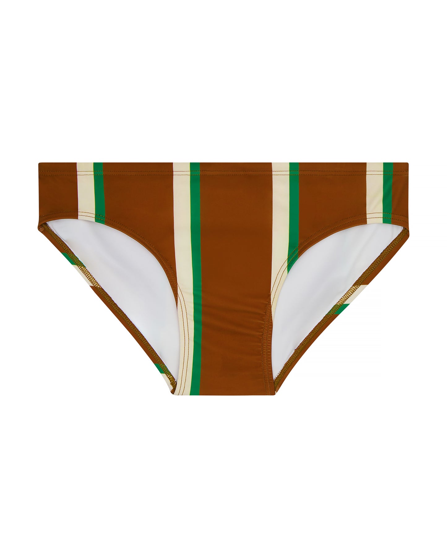 Sousse Swim Brief in Brown