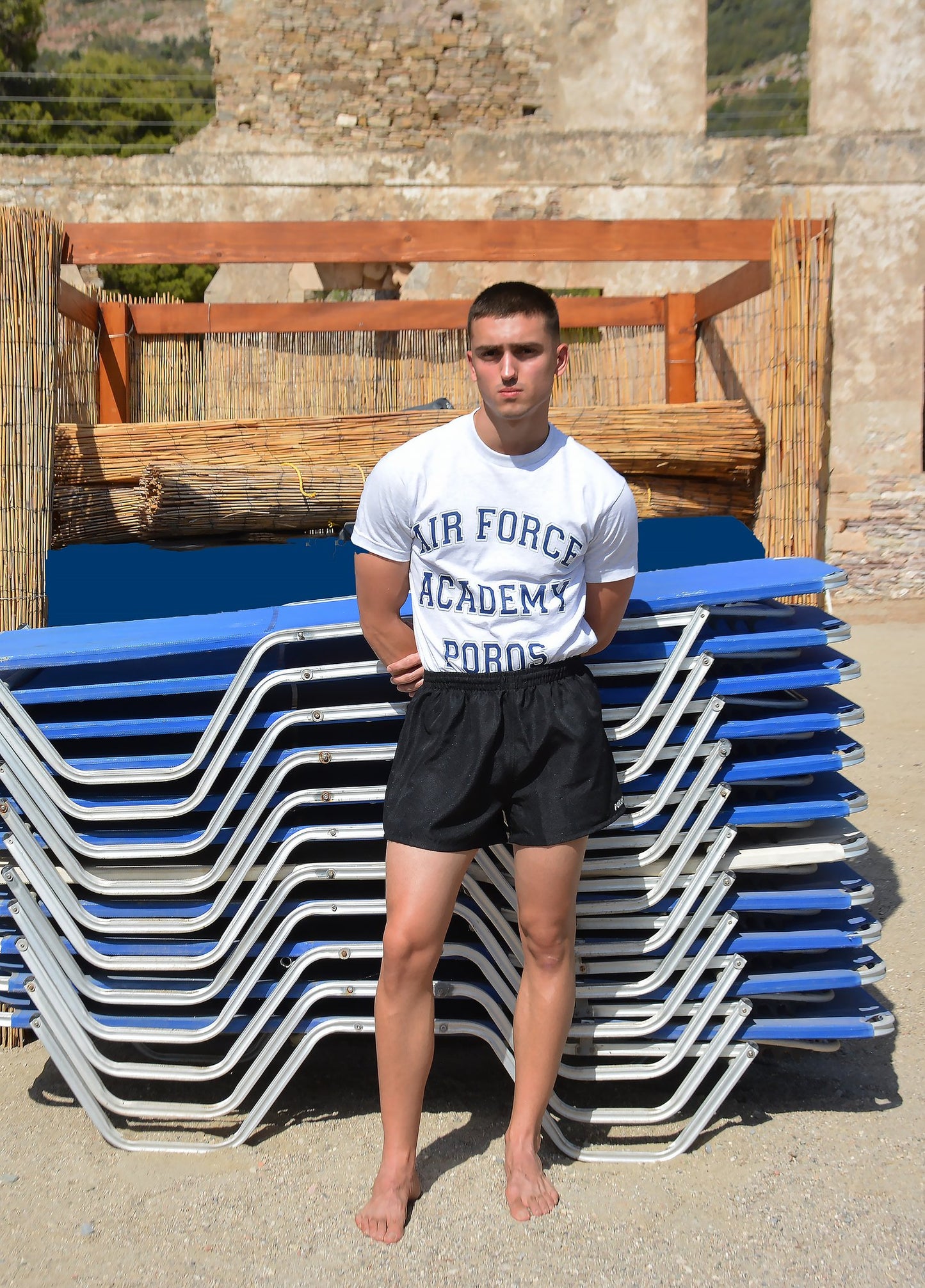 Air Force Academy T-Shirt in Grey Marle