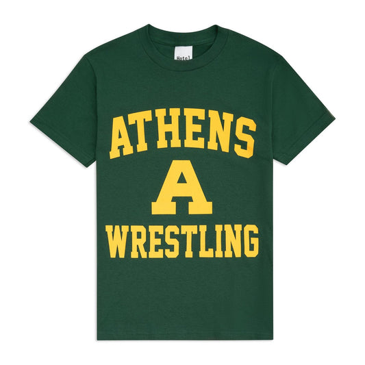 Athens Wrestling T-Shirt in Green