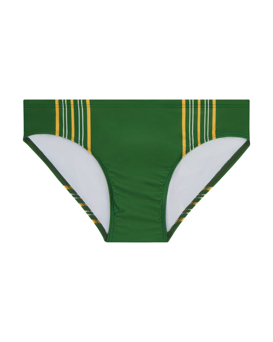 Samos Swim Brief in Green