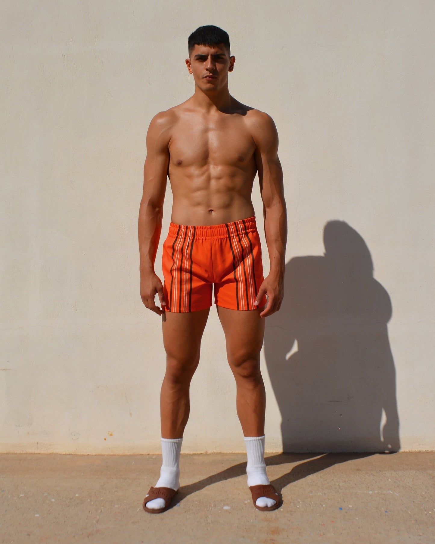 SAMOS SUMMER TRUNK IN TANGERINE