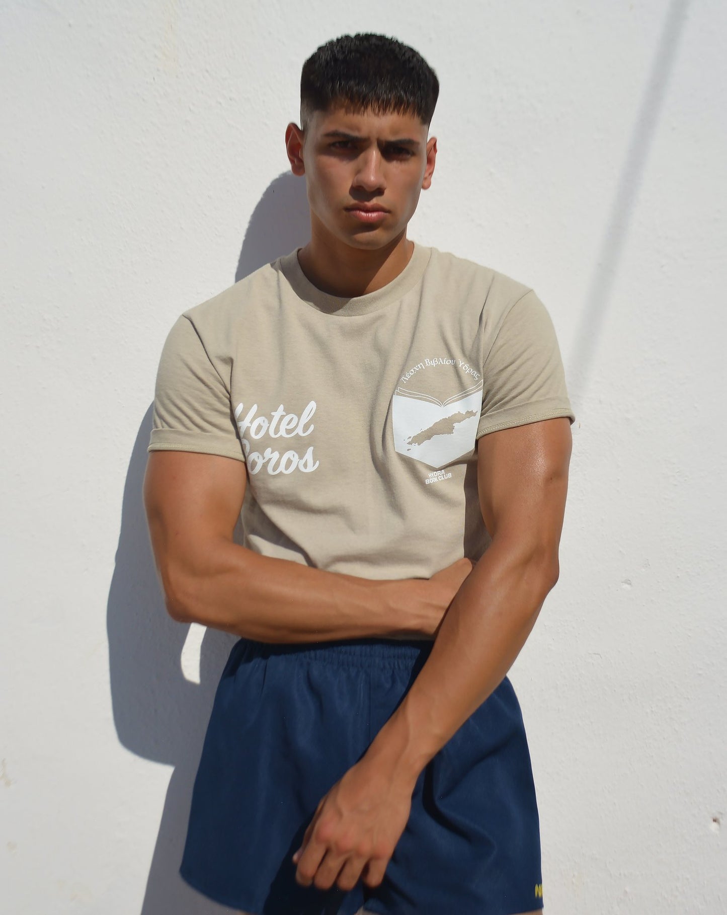 Hydra Book Club T-shirt in Sand