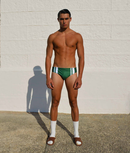 ATHENS SWIM BRIEF IN GREEN