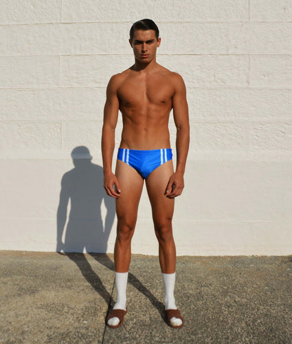 SIFNOS SWIM BRIEF IN SANTORINI BLUE